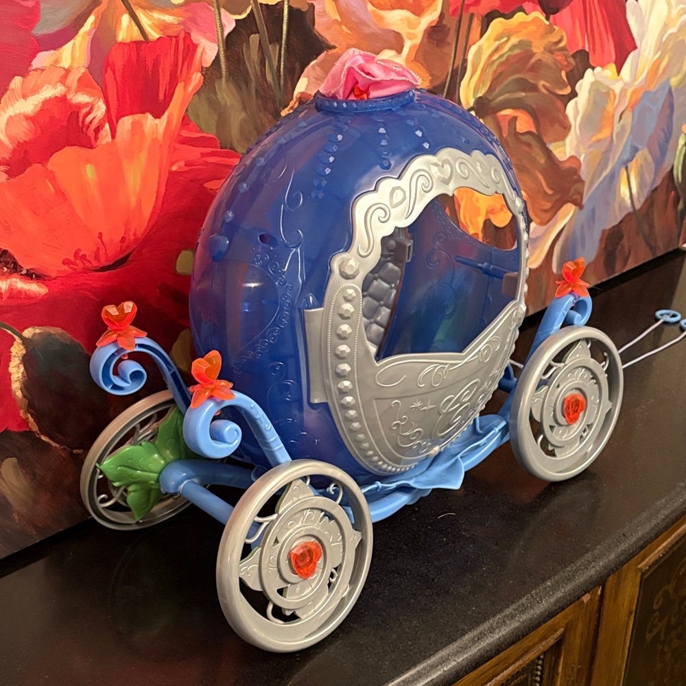 Barbie Disney Cinderella Transforming Pumpkin Carriage 15" Mattel X2847